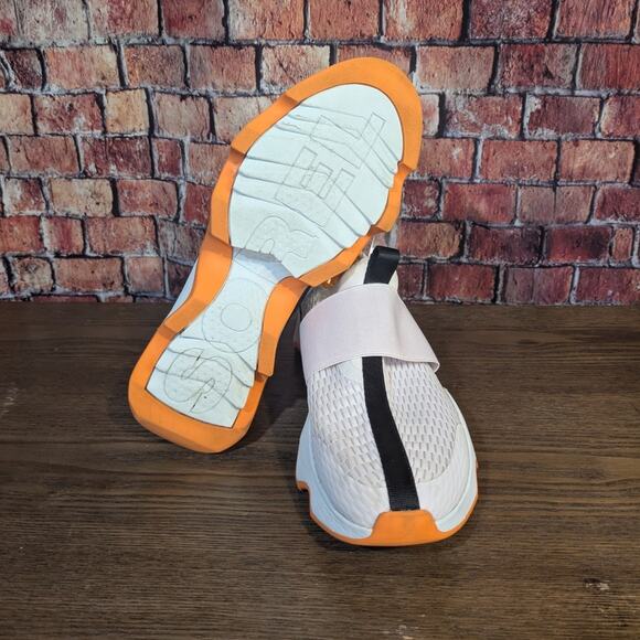 Sorel Women's Sneakers in White, Black, and Orange Size10.5 - Picture 5 of 8